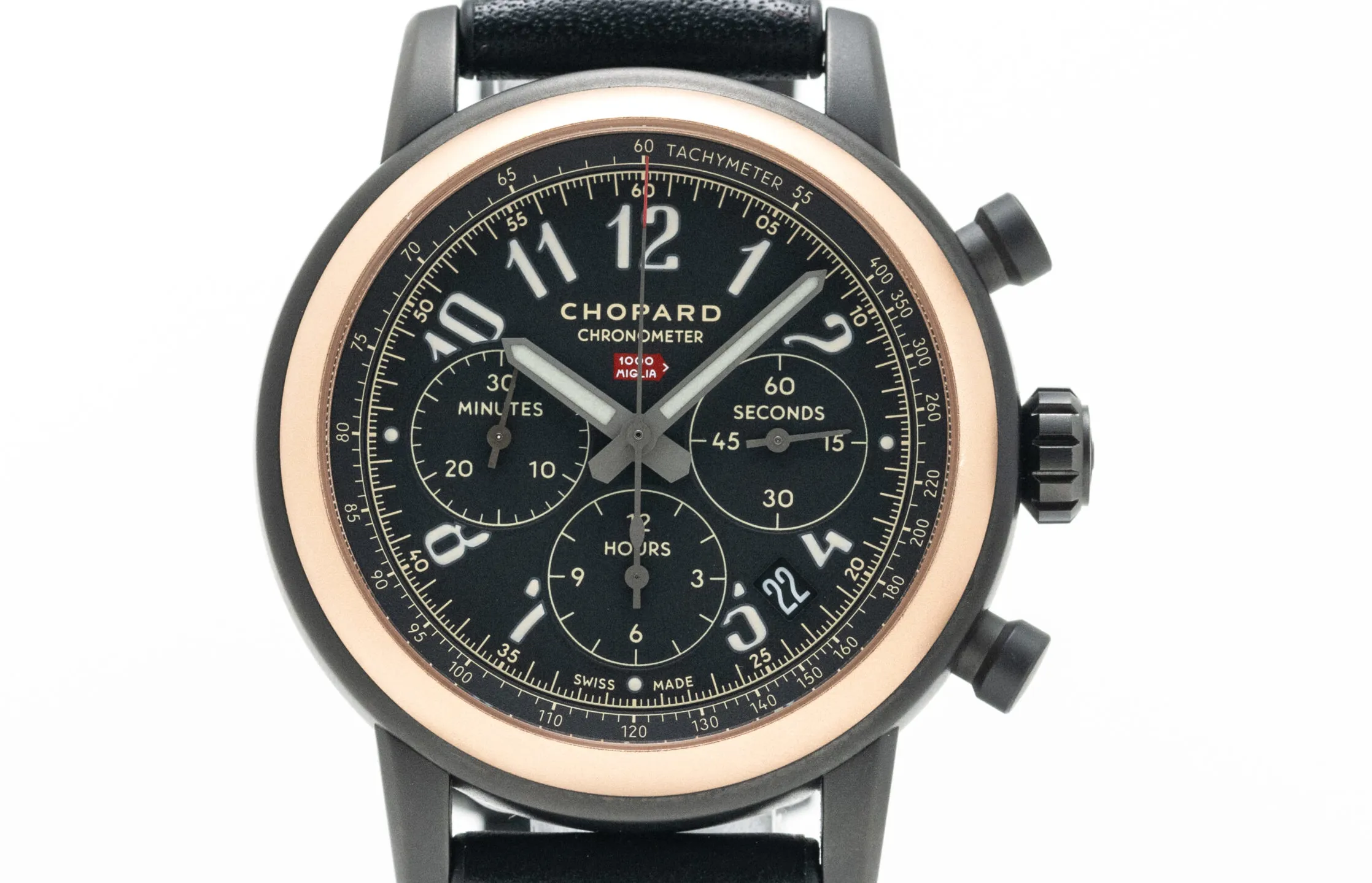 Chopard Miglia 40mm Stainless steel Black 1