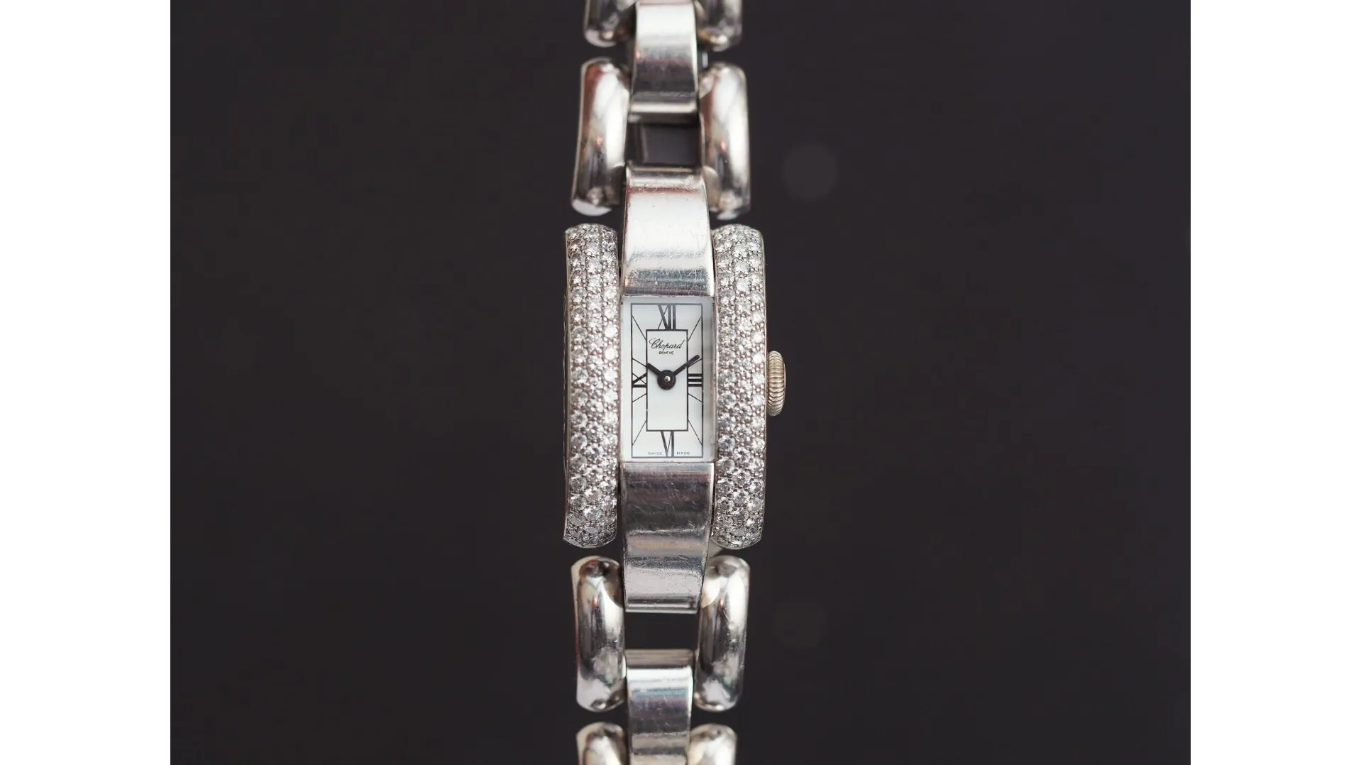 Chopard La Strada 433 1 18mm White gold and Diamond White 1