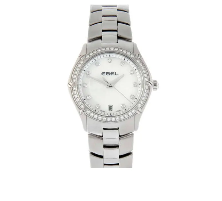 Ebel Classic Sport E9953Q2S 28mm Stainless steel and diamond Mother-of-pearl