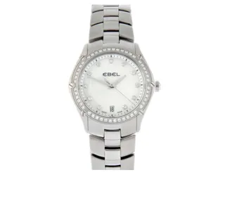 Ebel Classic Sport E9953Q2S Stainless steel and Diamond White