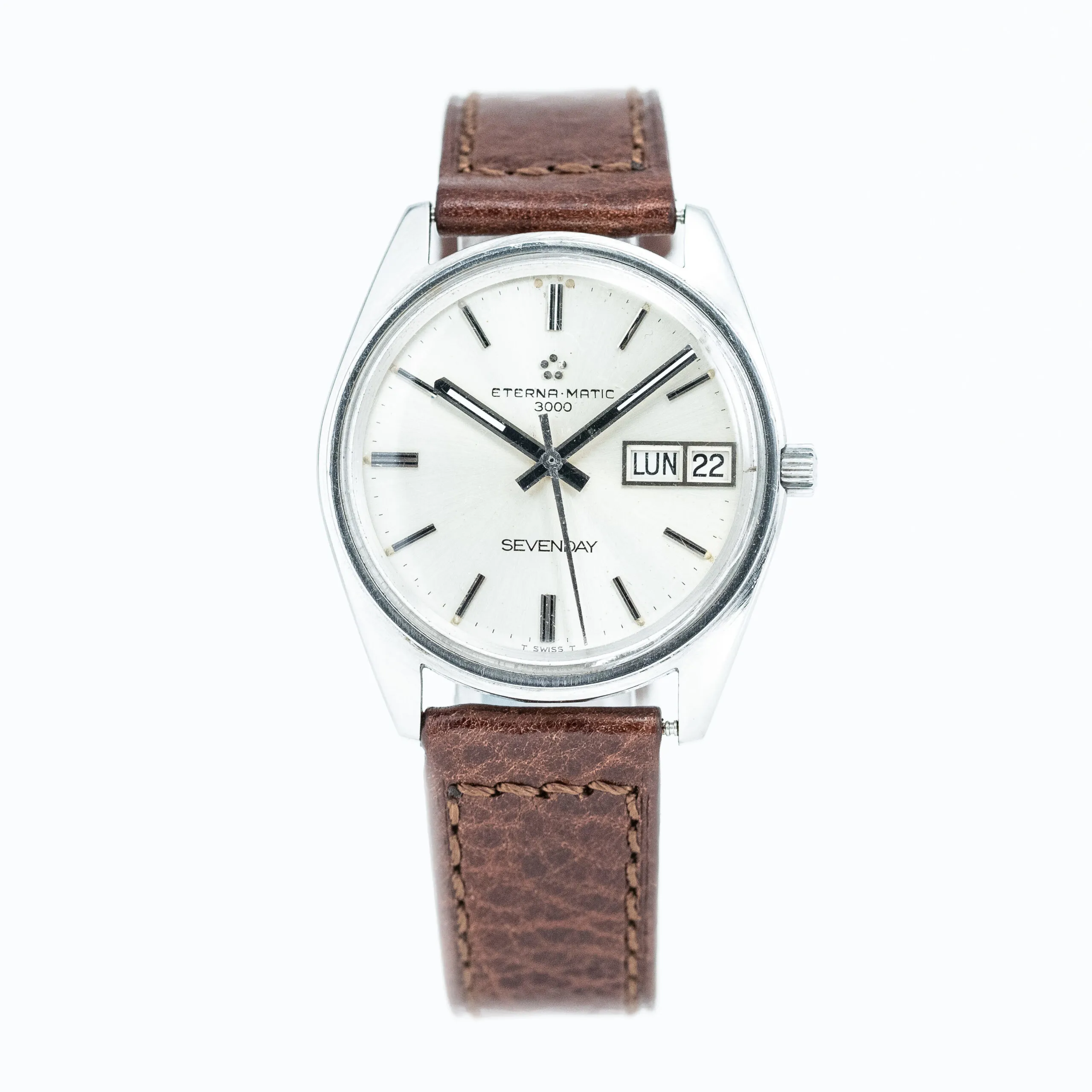 Eterna Sevenday 36mm Stainless steel Silver