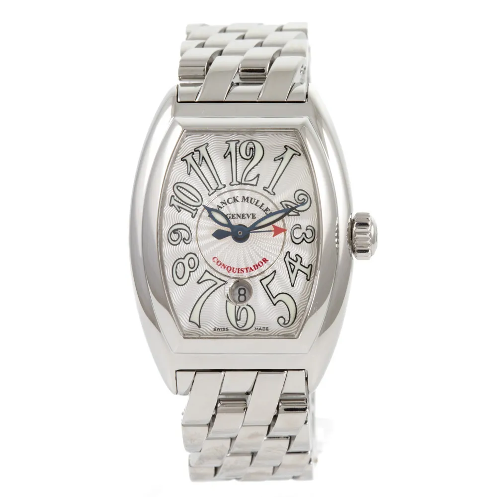 Franck Muller Conquistador 8005 L SC 38mm Stainless steel Silver