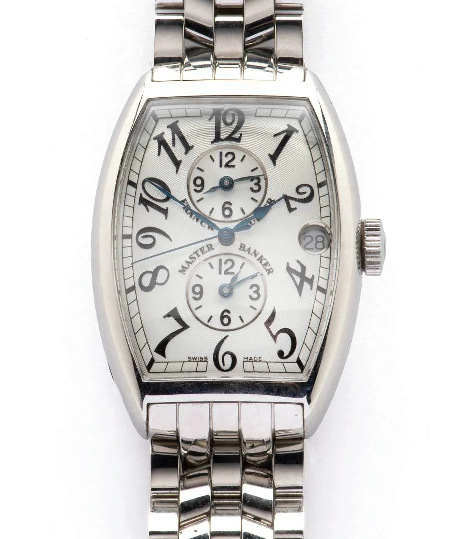 Franck Muller Master Banker 5850 MB 31.5mm Stainless steel Silver