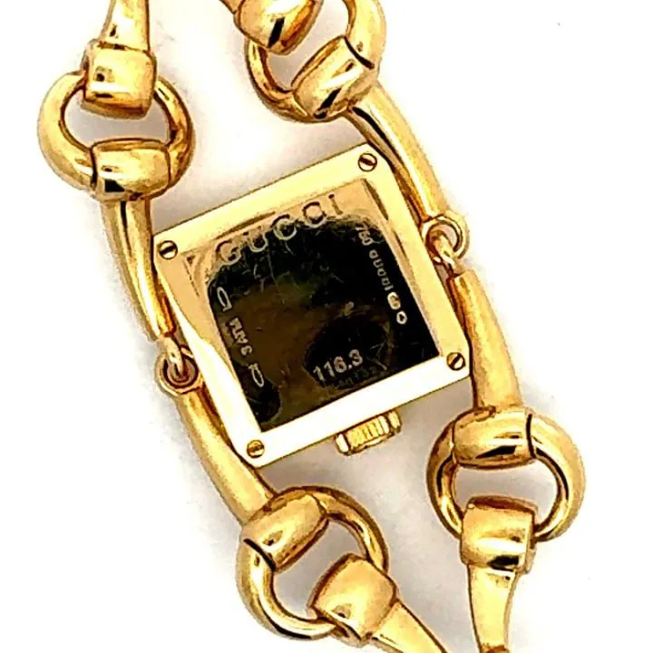 Gucci Horsebit Yellow gold Tiger's eye 1