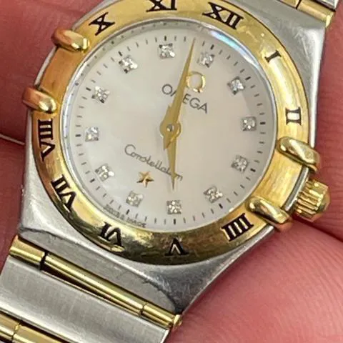 Omega Constellation 1262.75.00 22.5mm Yellow gold and stainless steel Mother-of-pearl