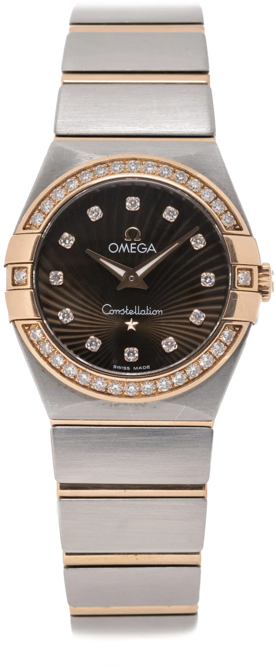 Omega Constellation 27mm Rose gold and Stainless steel brow