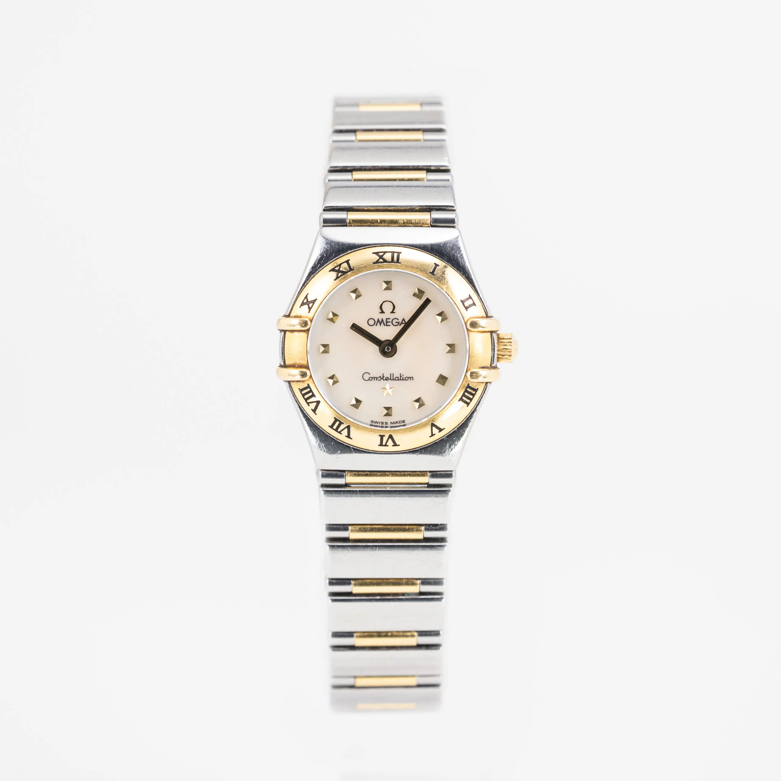 Omega Constellation 22mm Yellow gold and Stainless steel White