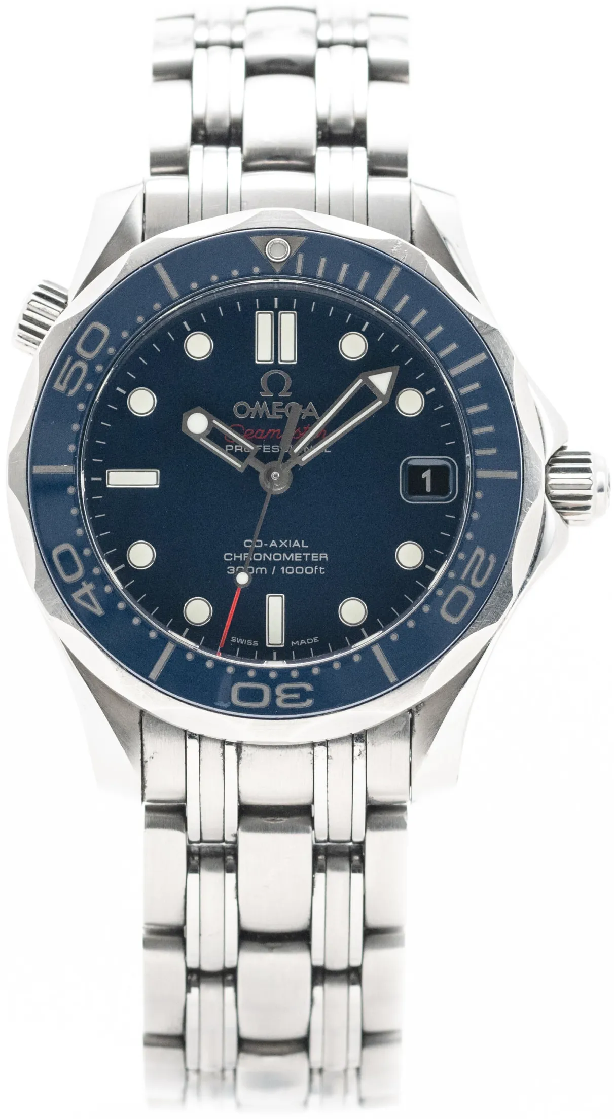 Omega Seamaster 34mm Stainless steel Blue