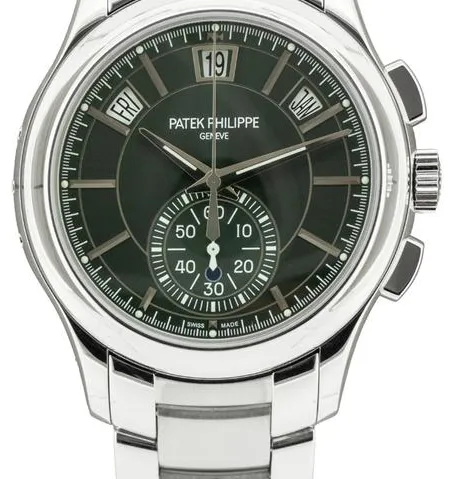 Patek Philippe Annual Calendar Chronograph 5905/1A-001 42mm Stainless steel Green 12