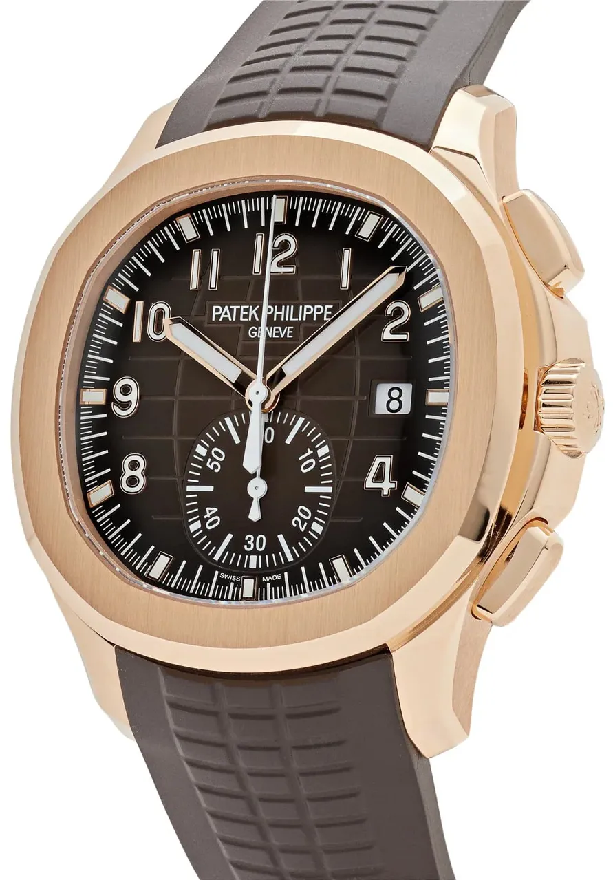 Patek Philippe Aquanaut 5968R-001 42mm Rose gold Brown 1