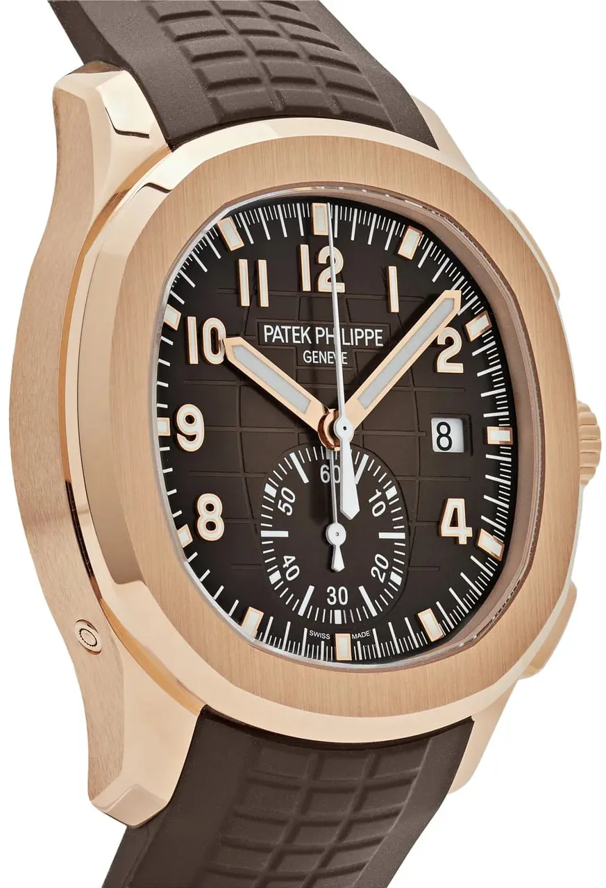 Patek Philippe Aquanaut 5968R-001 42mm Rose gold Brown 2