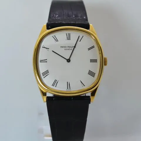 Patek Philippe Ellipse 3844 33mm Yellow gold Silver