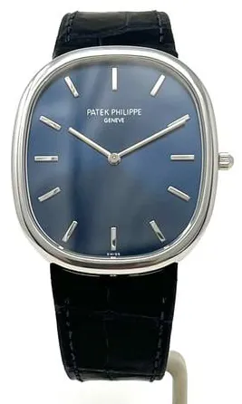 Patek Philippe Golden Ellipse 5738P-001 34.5mm Platinum Blue