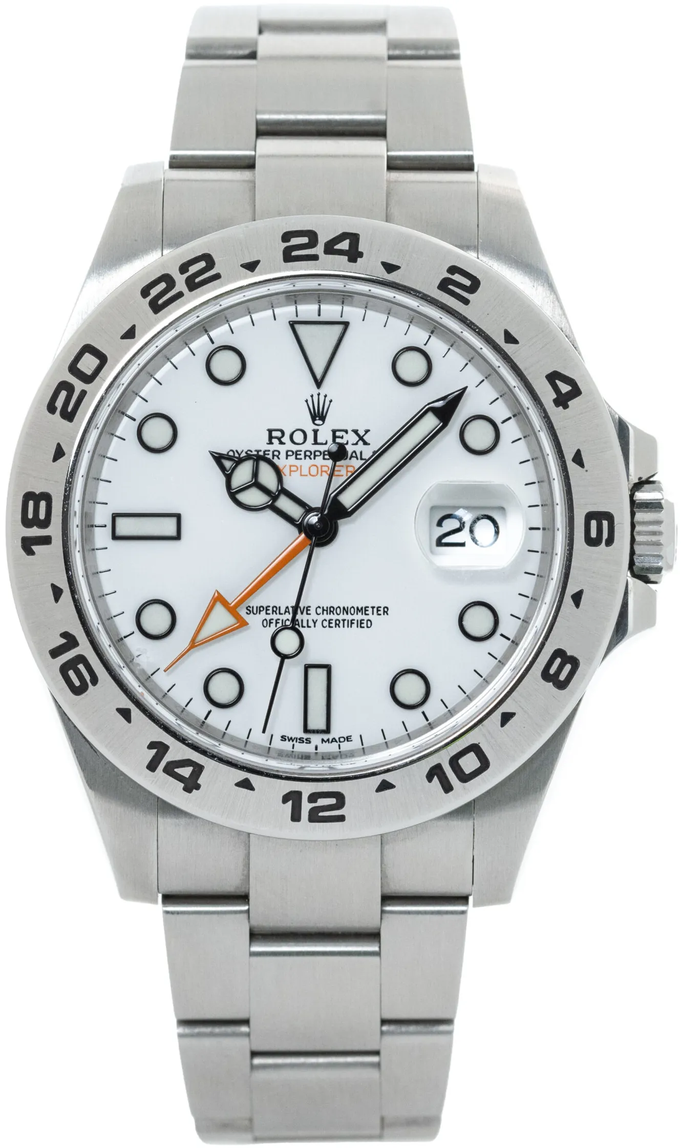 Rolex Explorer II 41mm Stainless steel White