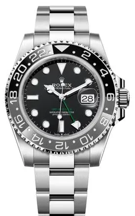 Rolex GMT-Master II 126710GRNR 40mm Stainless steel Black