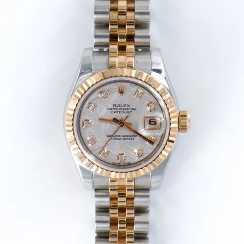 Rolex Lady-Datejust 179171 26mm Yellow gold and Stainless steel Silver 2