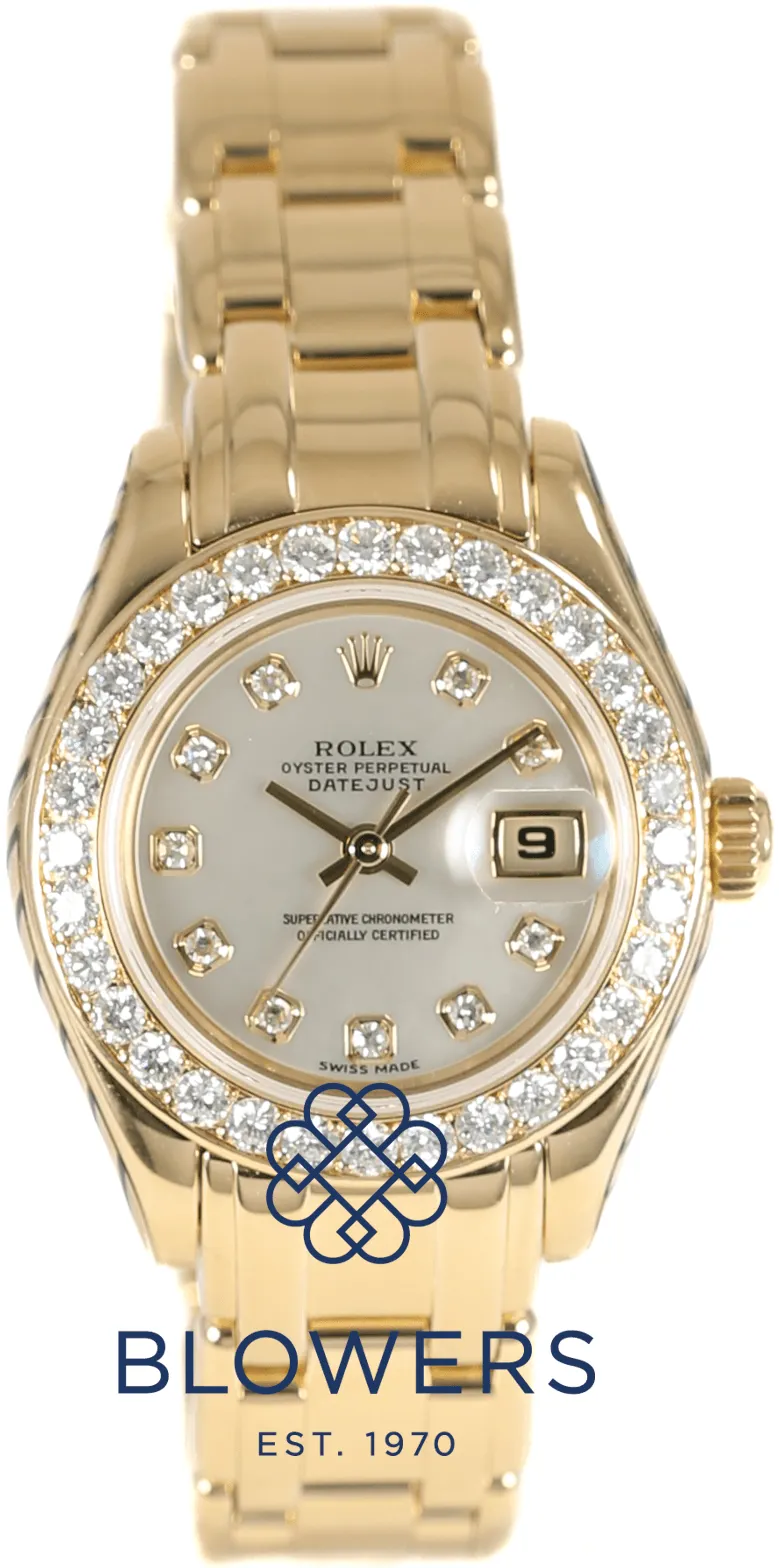 Rolex Oyster Perpetual "Datejust" 69298 29mm Yellow gold Mother-of-pearl