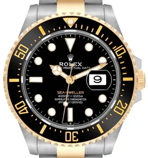 Rolex Sea-Dweller 126603 Yellow gold and Stainless steel Black