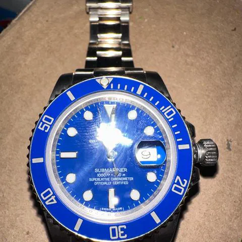 Rolex Submariner Date 116619LB 40mm White gold Blue 5