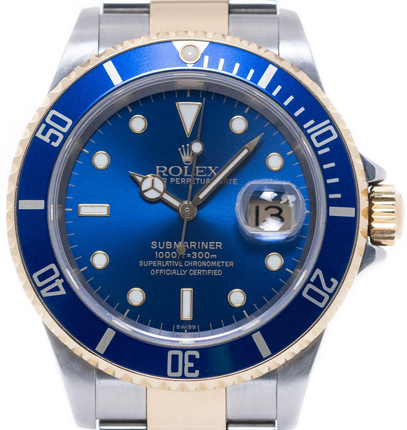 Rolex Submariner 40mm Yellow gold and Stainless steel Blue 1