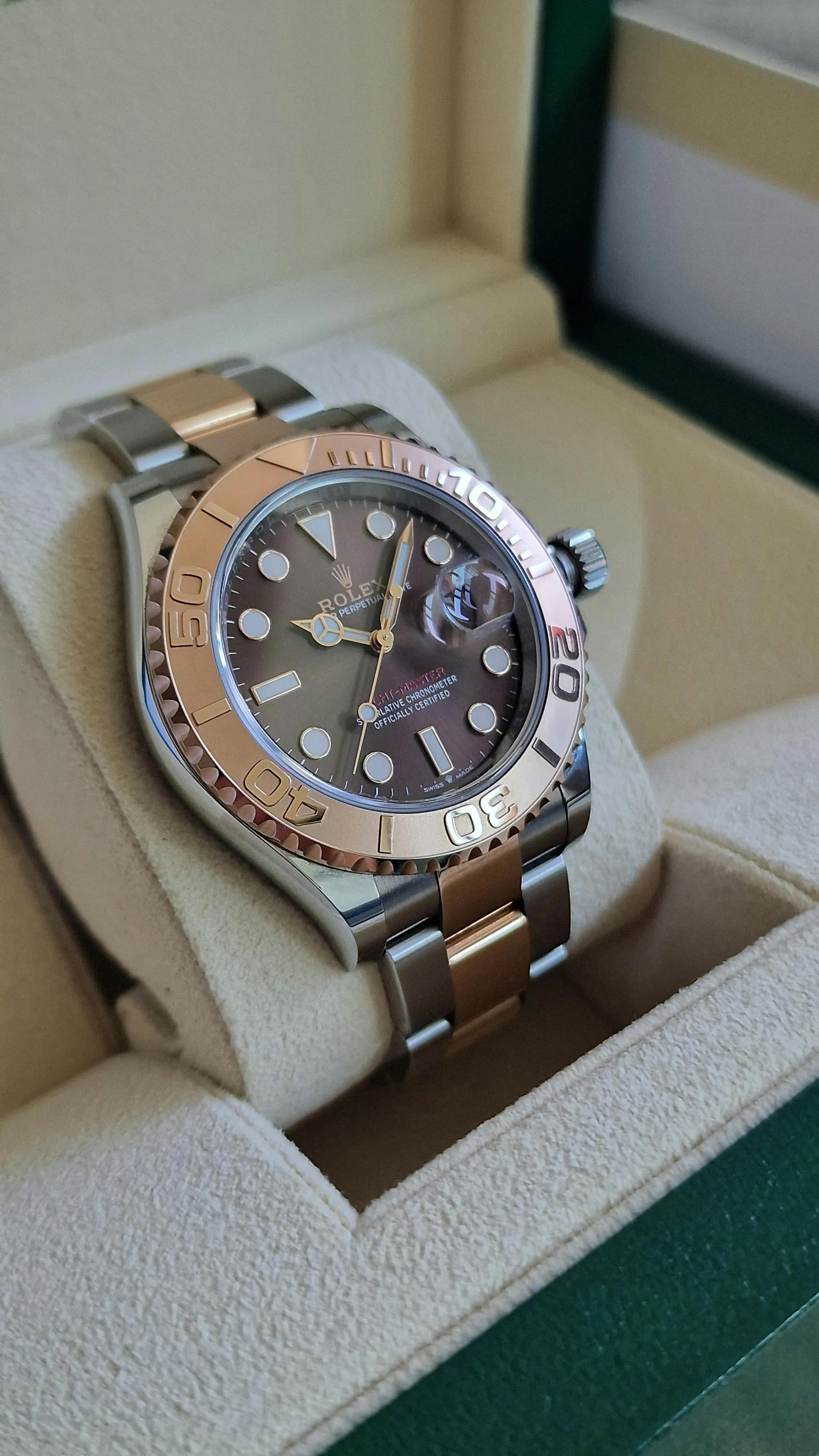 Rolex Yacht-Master 40 126621 40mm Rose gold and Stainless steel Chocolate 3