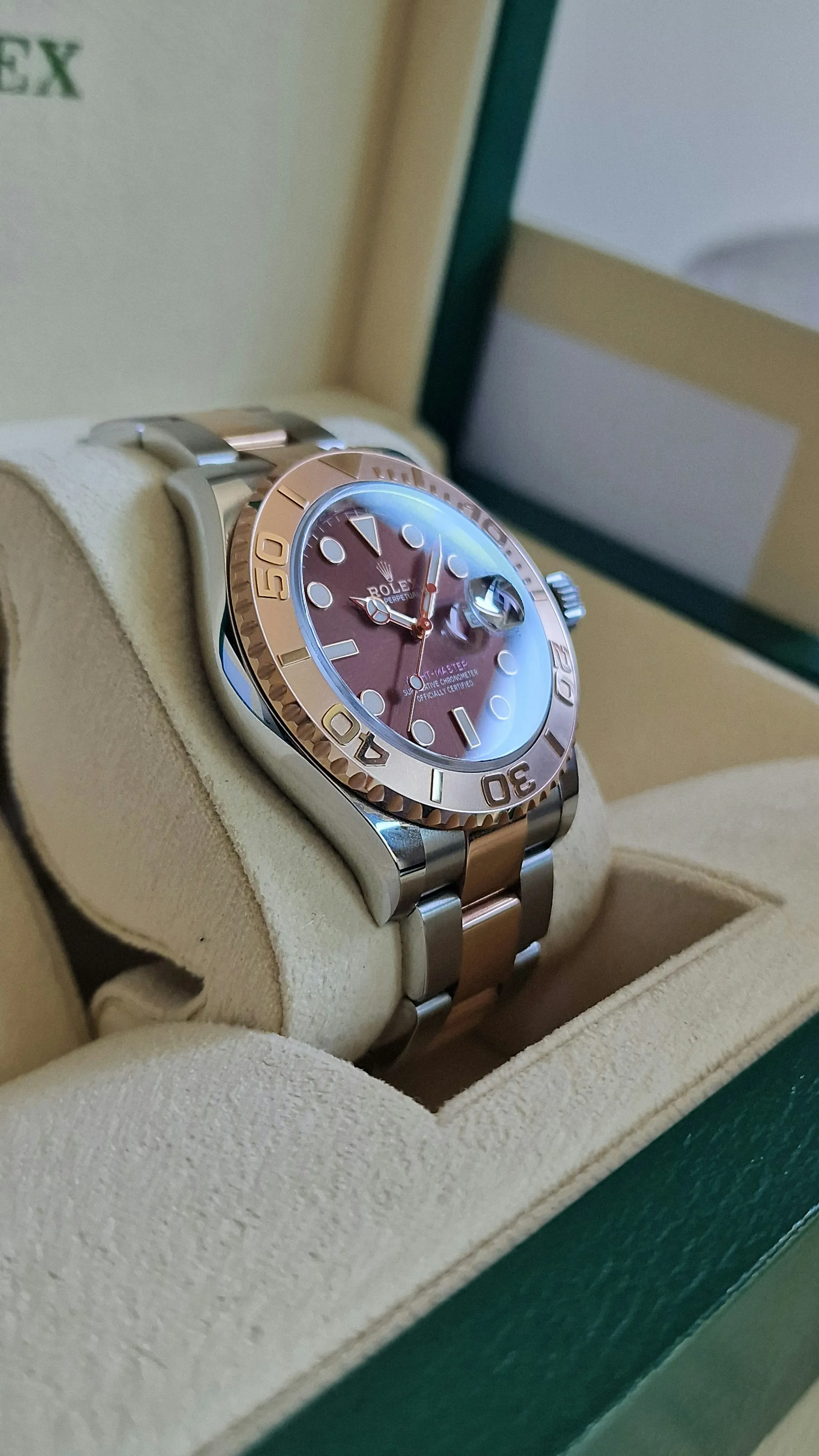 Rolex Yacht-Master 40 126621 40mm Rose gold and Stainless steel Chocolate 8