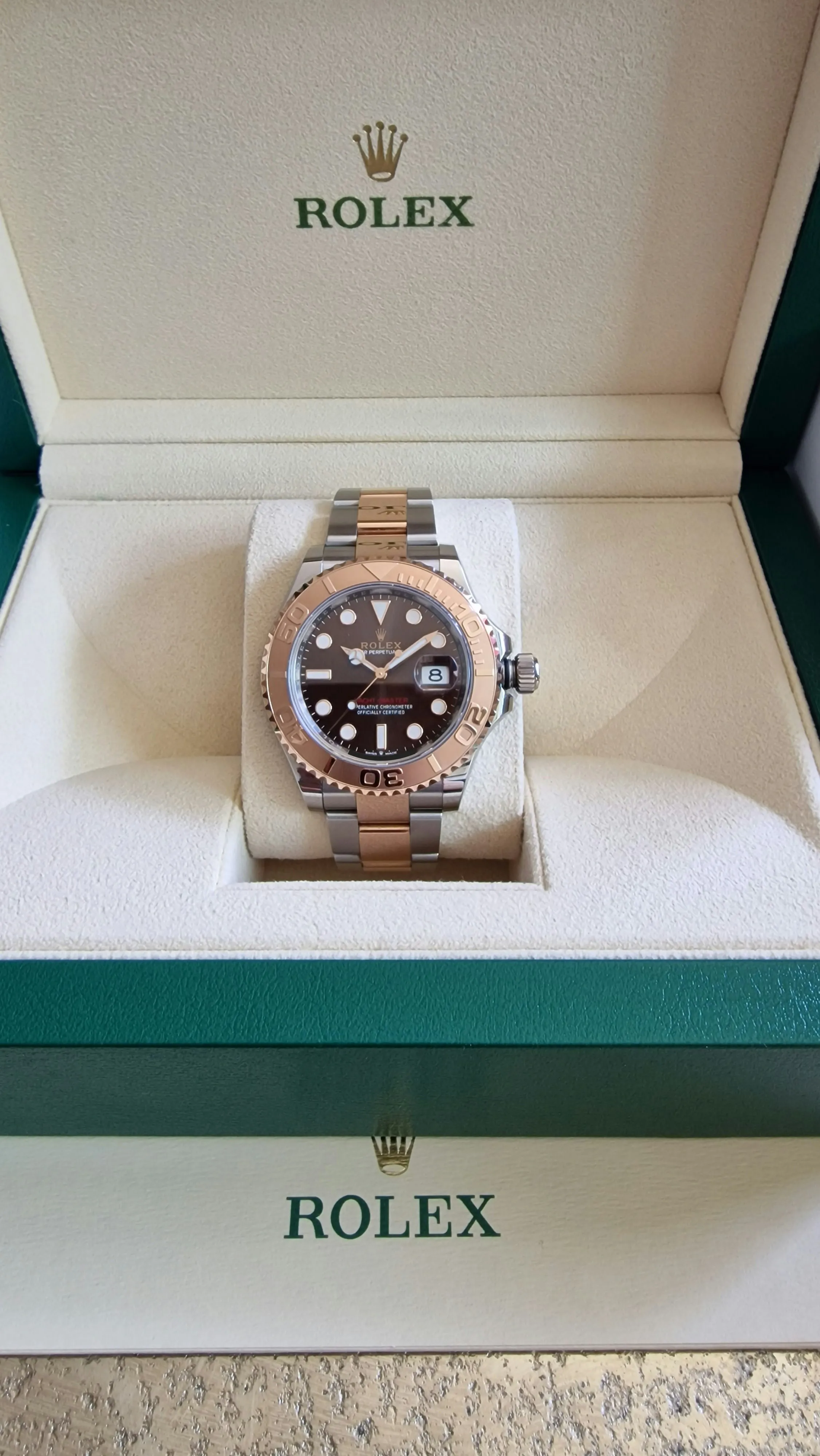 Rolex Yacht-Master 40 126621 40mm Rose gold and Stainless steel Chocolate 12