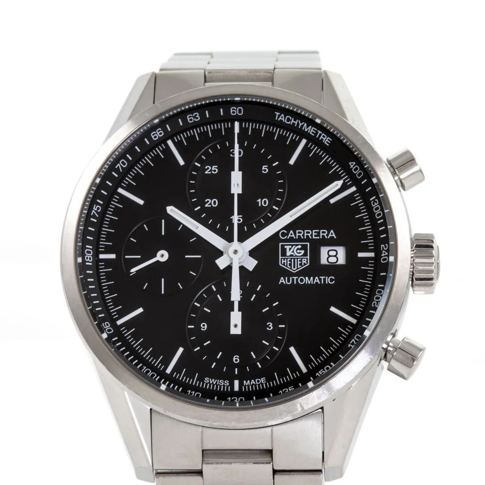 TAG Heuer Carrera CAR2210 39mm Stainless steel Black