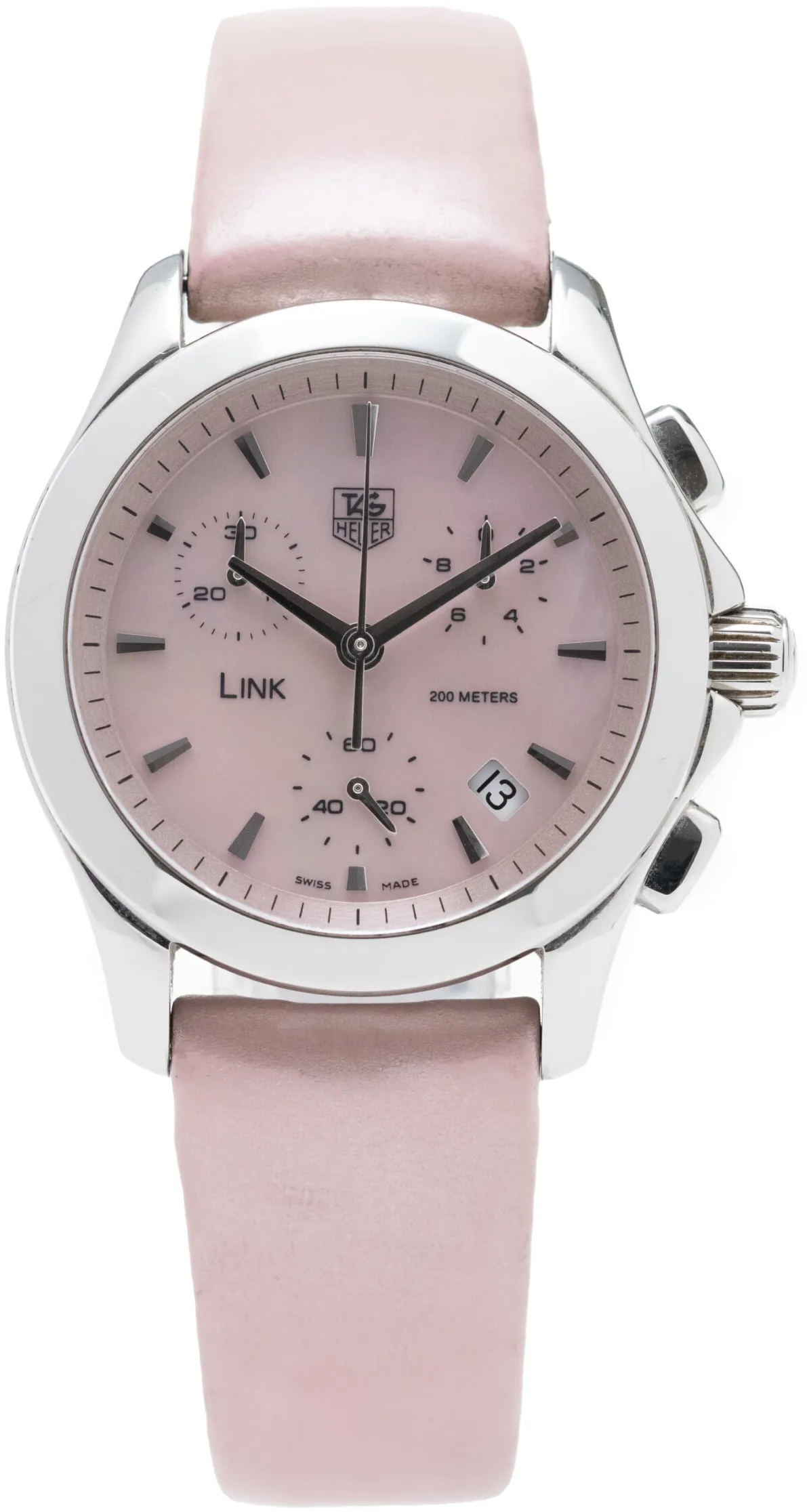 TAG Heuer Link 32mm Stainless steel Pink Pearl