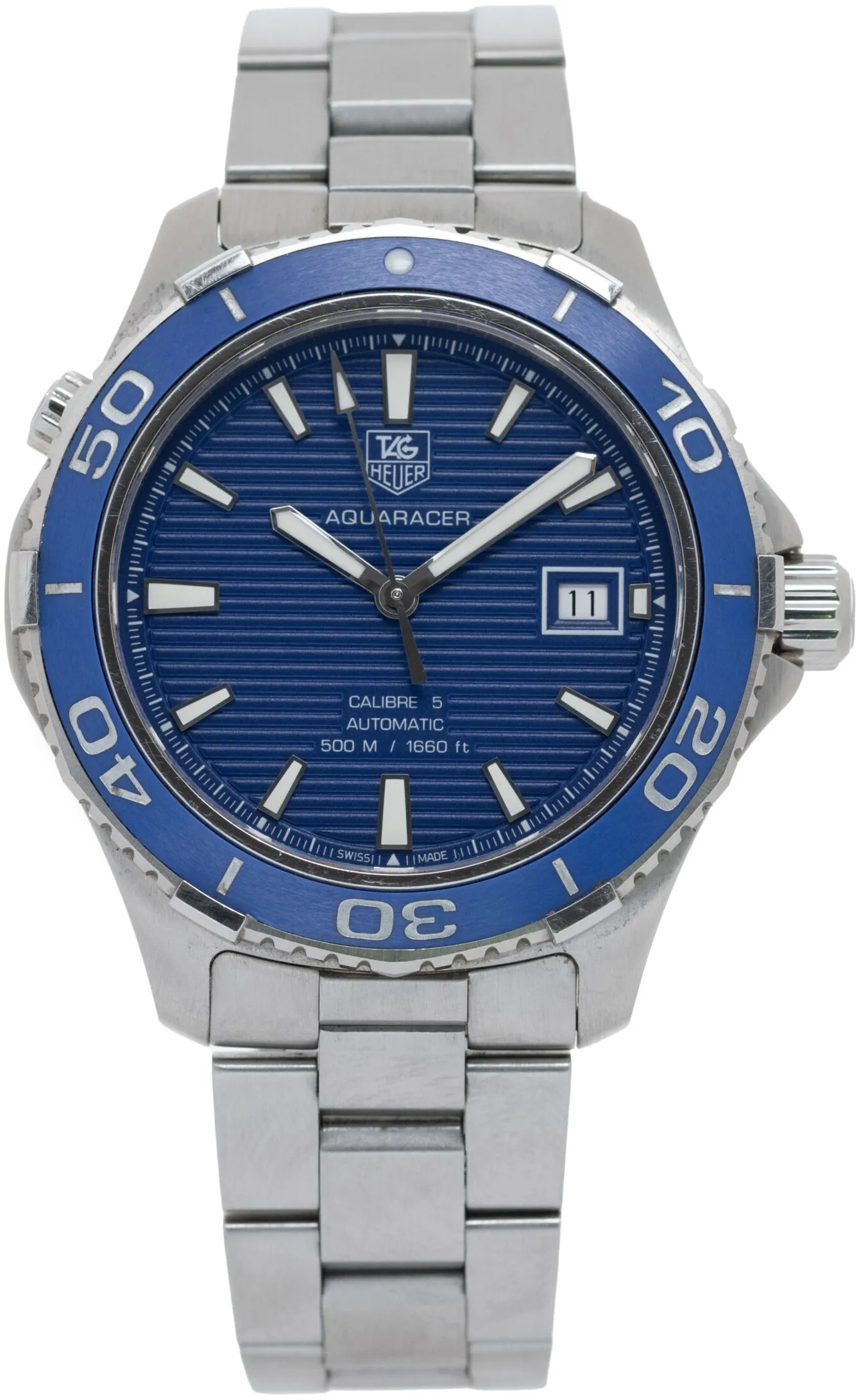 TAG Heuer Automatic 40mm Stainless steel Blue