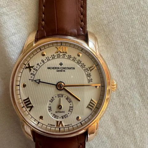 Vacheron Constantin Patrimony 47245/000R-8775 37mm Rose gold Silver 5