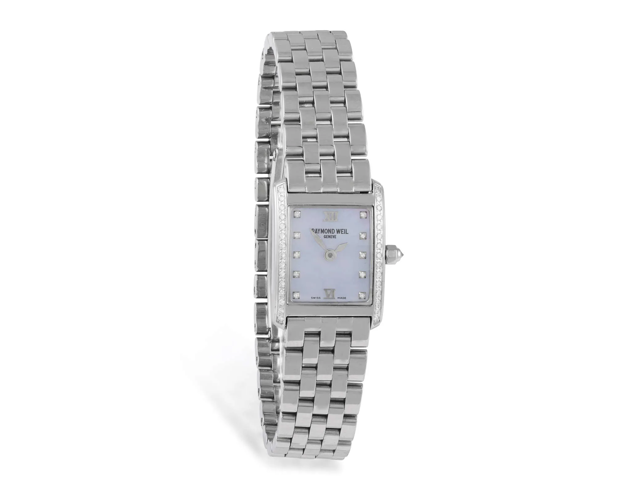 Raymond Weil 5878 / X329113 18mm Stainless steel and Diamond Mother-of-pearl