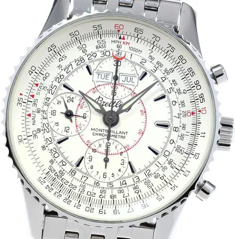 Breitling Montbrillant Datora A21330 42mm Stainless steel Silver