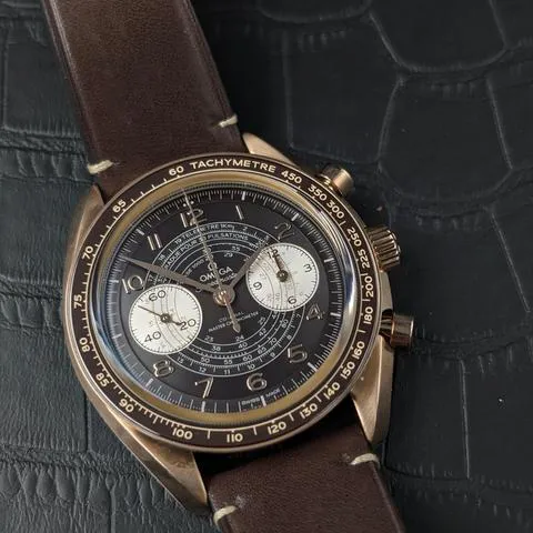 Omega Speedmaster Racing 329.92.43.51.10.001 43mm Bronze Brown 7