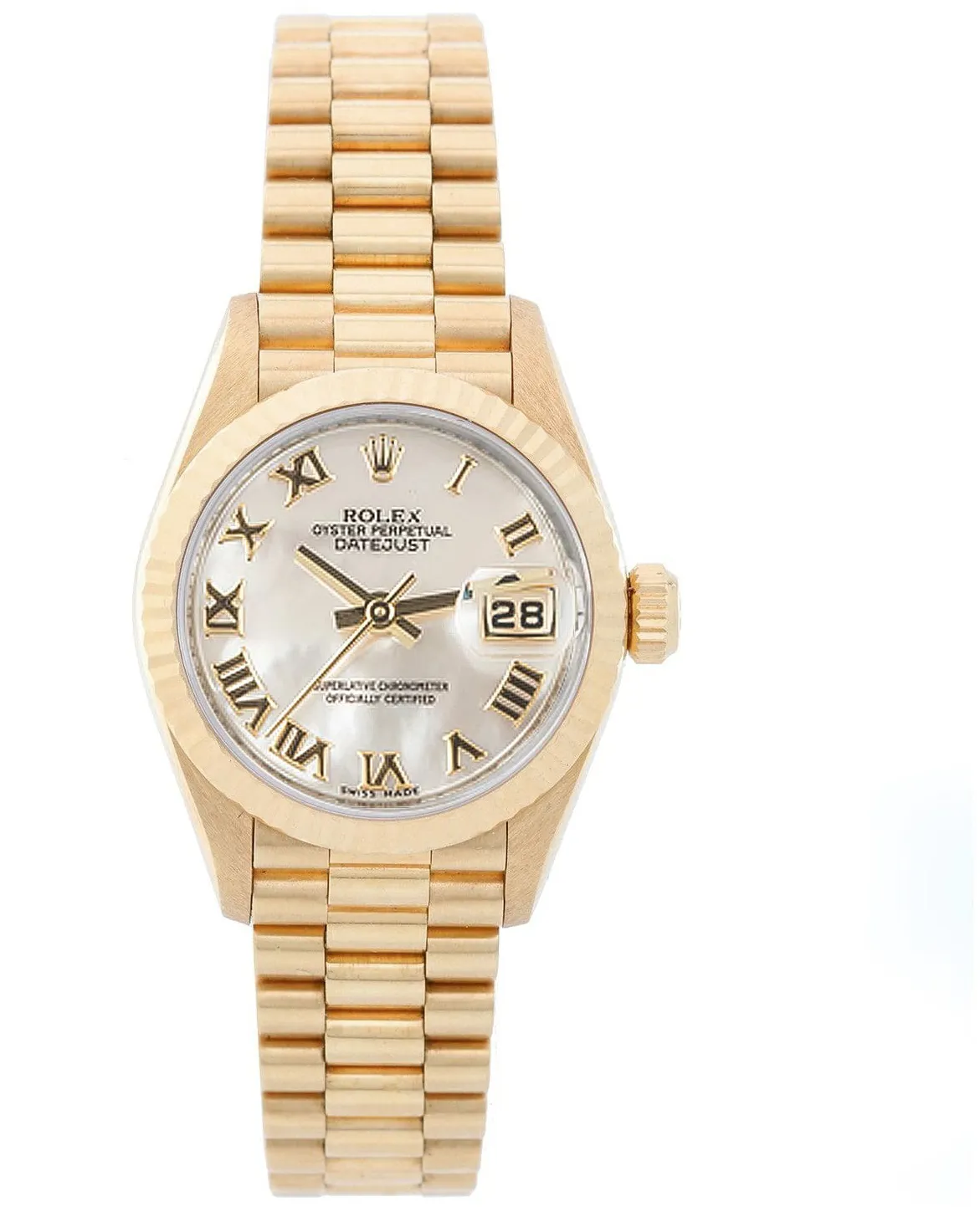 Rolex Lady-Datejust 69178 26mm Yellow gold Mother-of-pearl