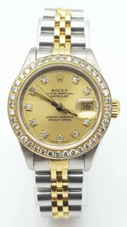 Rolex Datejust Diamond Golden