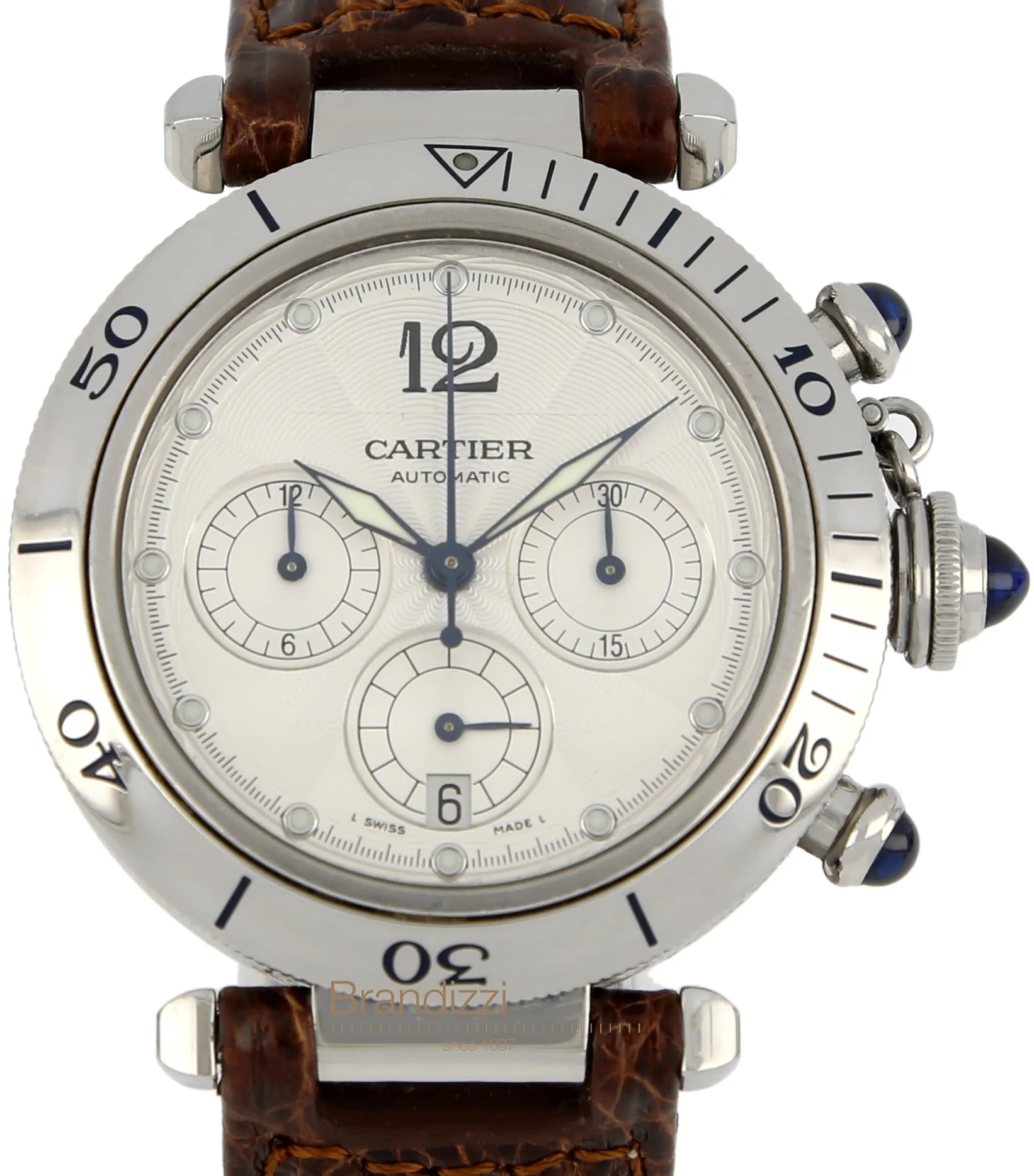 Cartier Pasha 2113 38mm Stainless steel