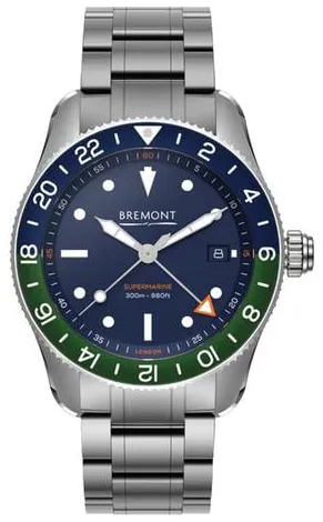 Bremont Supermarine 40mm Stainless steel Blue