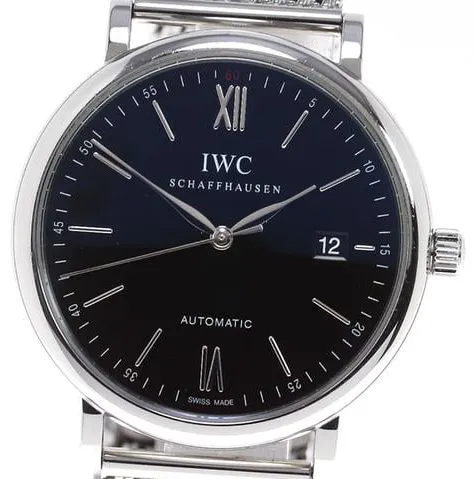 IWC Portofino Automatic IW356508 40mm Stainless steel Black