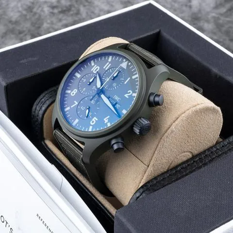 IWC Pilot Chronograph Top Gun IW389106 44.5mm Ceramic Green 6