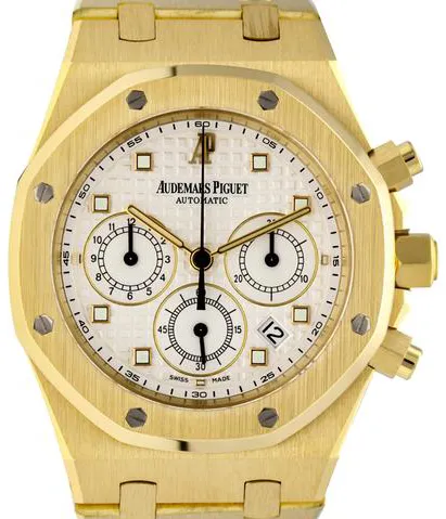 Audemars Piguet Royal Oak 25960BA.OO.1185BA.01 50mm Yellow gold White