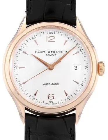 Baume & Mercier Clifton MOA10058 39mm Rose gold Silver