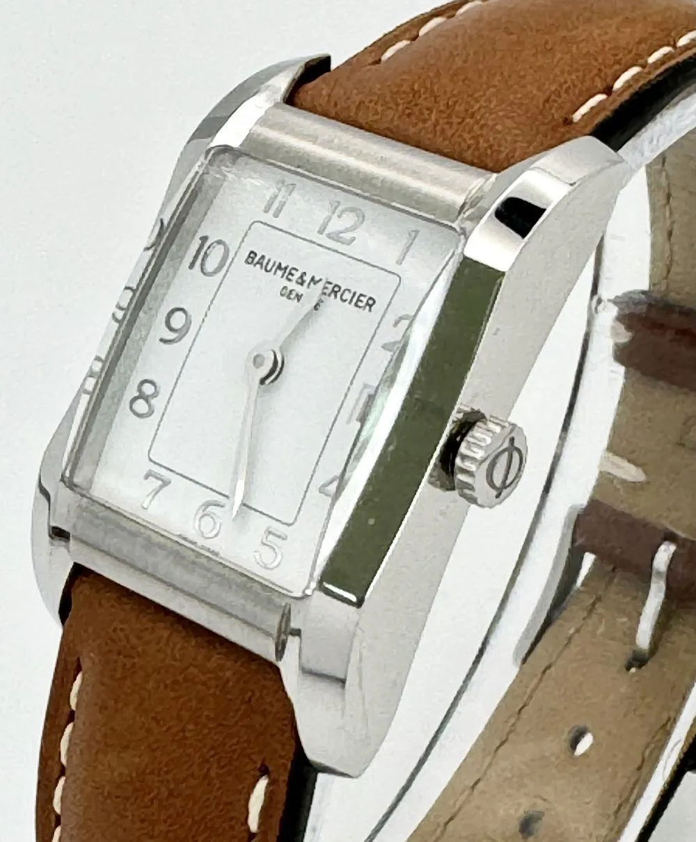 Baume & Mercier Tank 22mm Stainless steel White 3