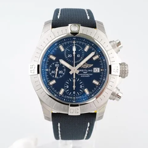 Breitling Avenger A13385101C1X1 43mm Stainless steel Blue