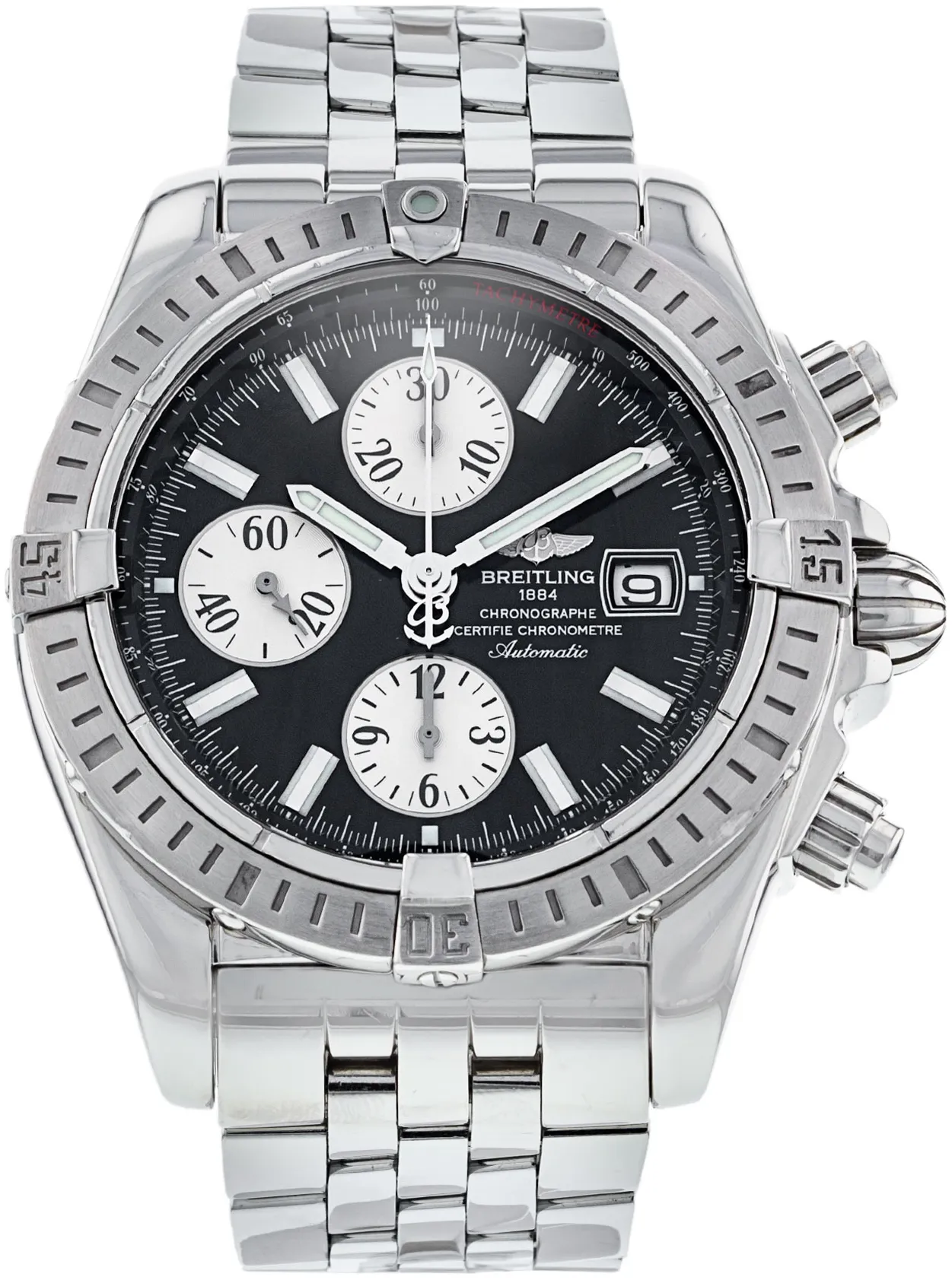 Breitling Chronomat Evolution A13356 44mm Stainless steel •