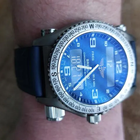 Breitling Emergency E76321 43mm Titanium Blue 7