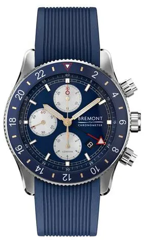 Bremont Supermarine CHRONO-BL-R-S 43mm Stainless steel Blue