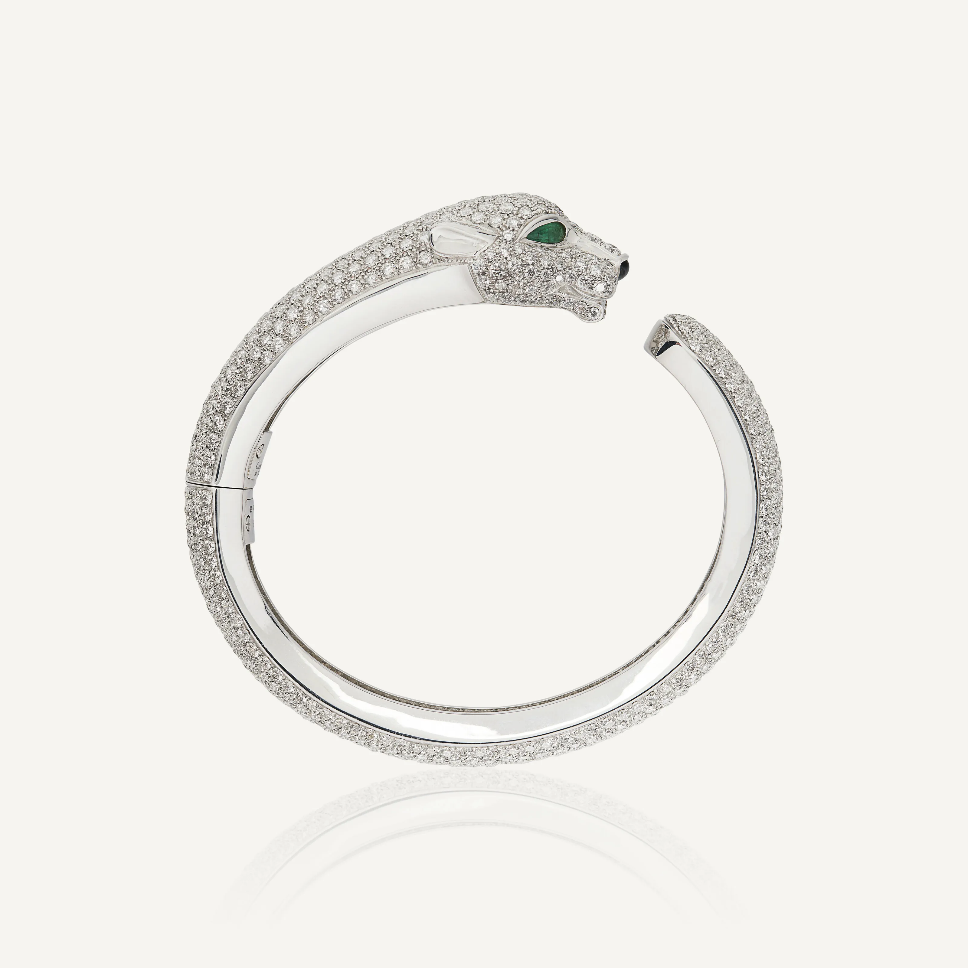 Cartier Panthère White gold, diamond, emerald and onyx 1