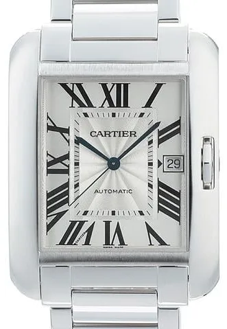 Cartier Tank Anglaise XL W5310008 47mm White gold Silver