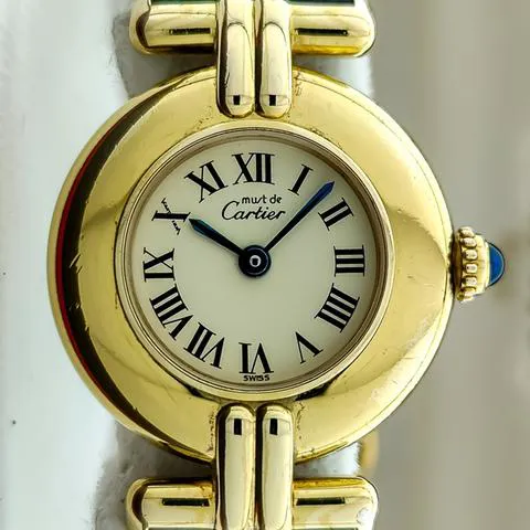 Cartier Vermeil 590002 24mm Silver White